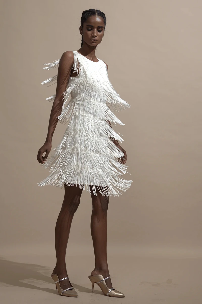 Сукня з торочками