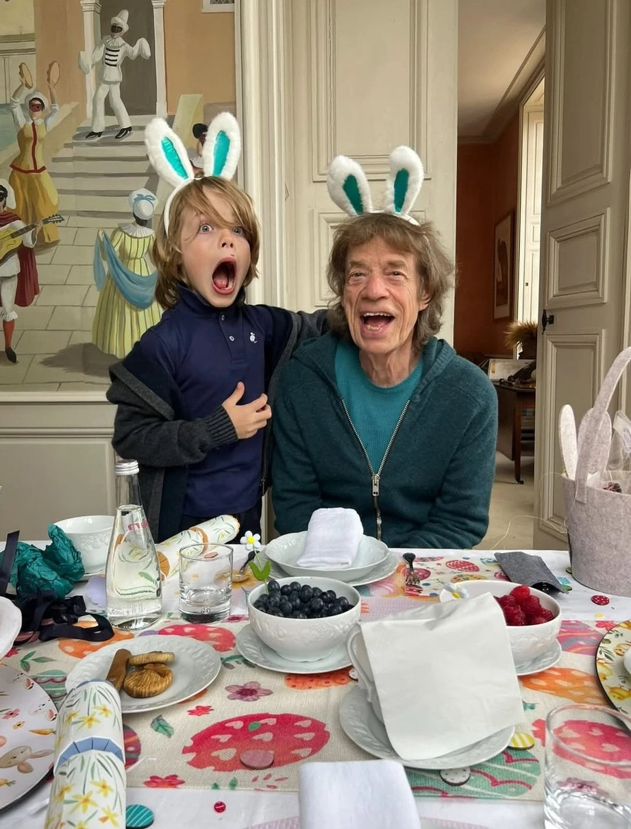 Мік Джаггер з молодшим сином