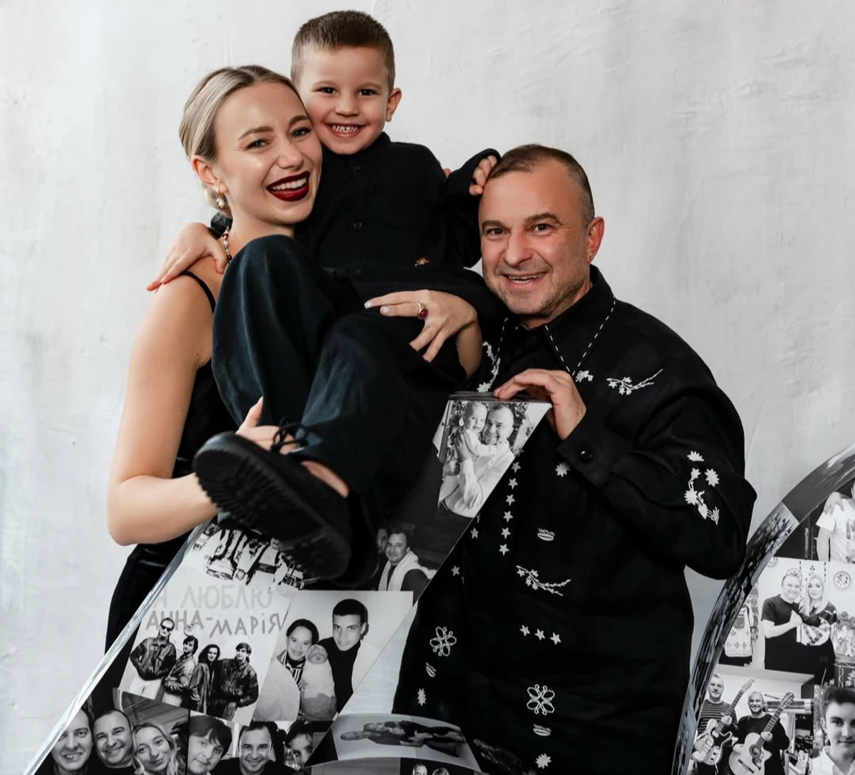 Дружина Павліка з сином мило привітала чоловіка з 60-річчям