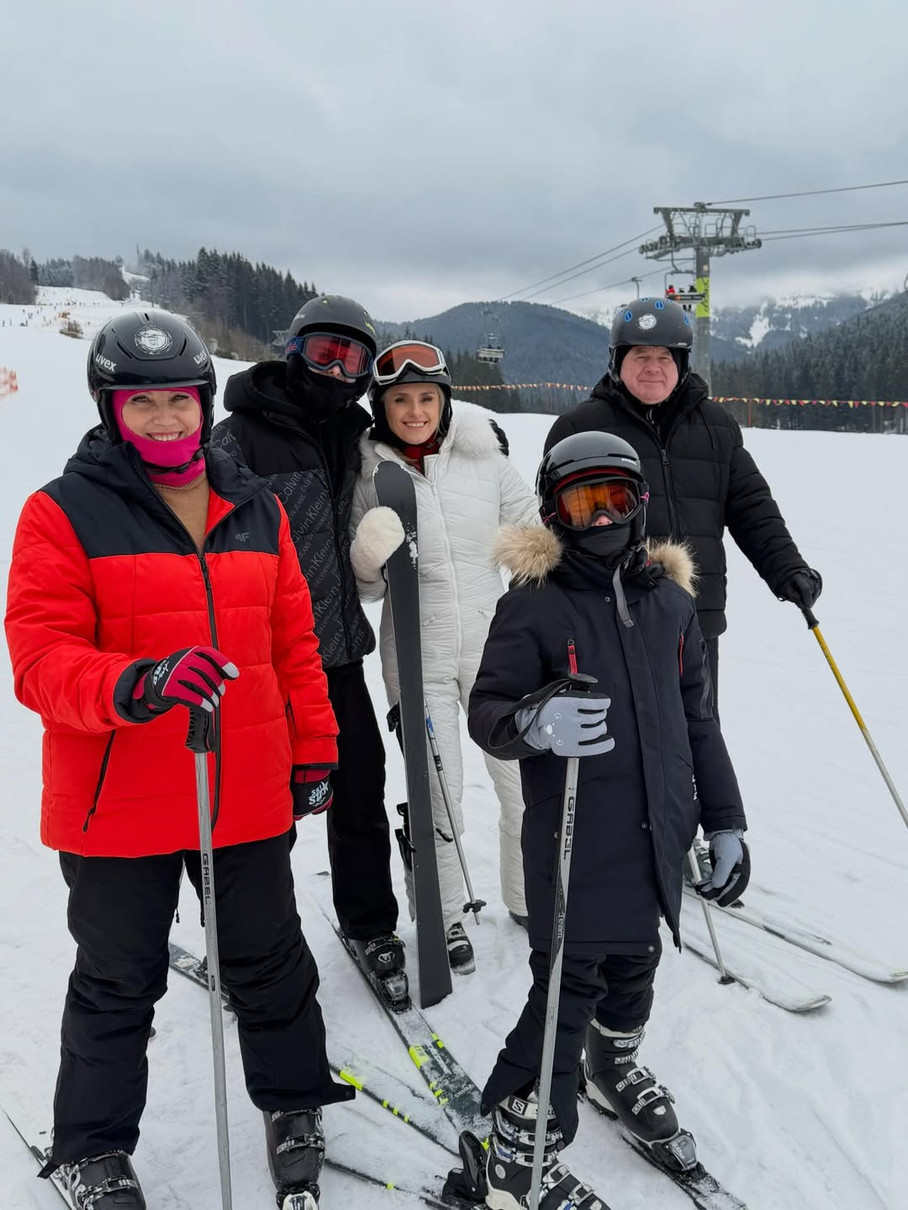 Ірина Федишин показалася на лижах