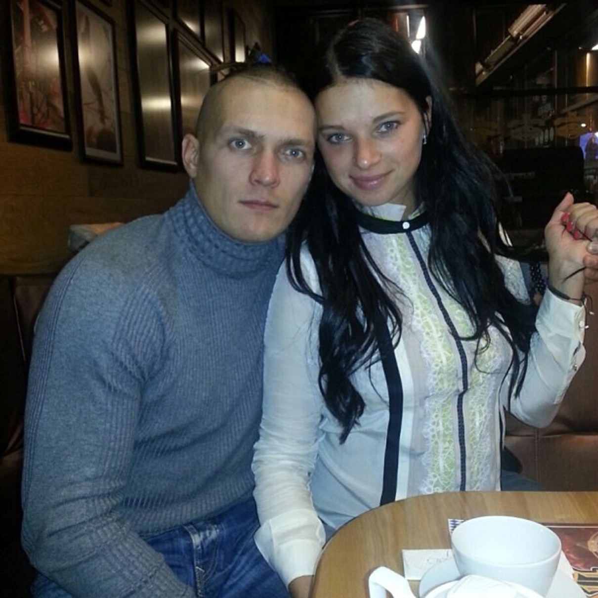 Олександр Усик із дружиною Катериною