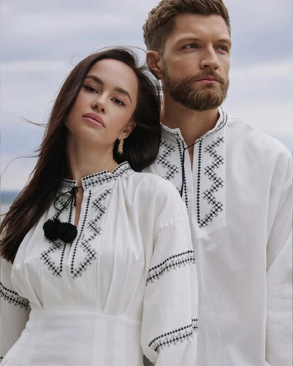 Парфільєва і Кришталь у вишиванках