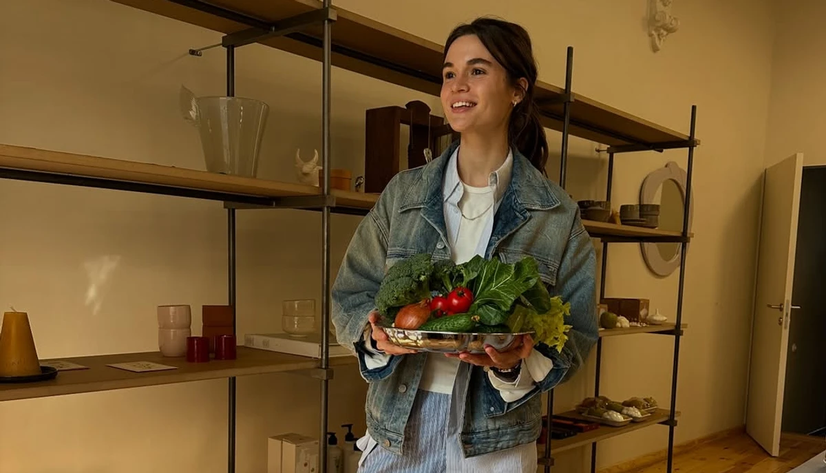 Даша Кацуріна позує для фото