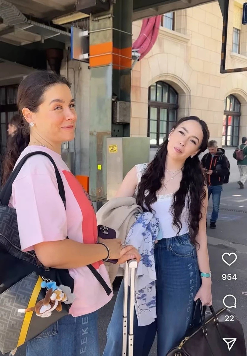 Онуфрійчук з подругами відвідали Євробачення