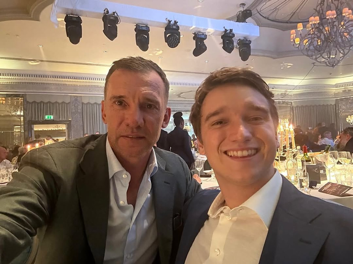 Селфі Андрія Шевченка з сином Джорданом