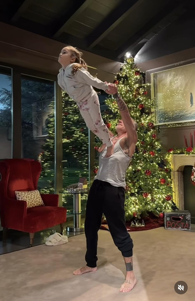 Джанлука Ваккі та його донька Блю Джерусалема