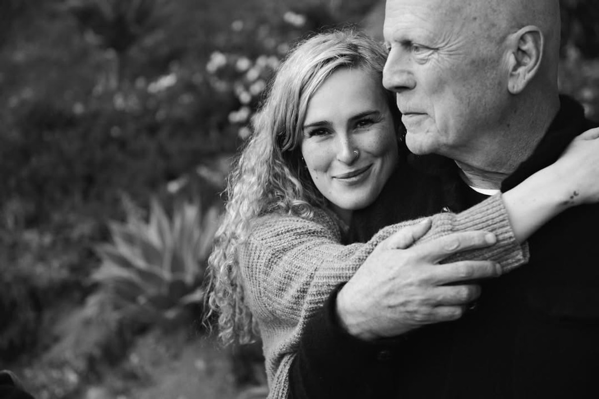 Брюс Вілліс і його дочка