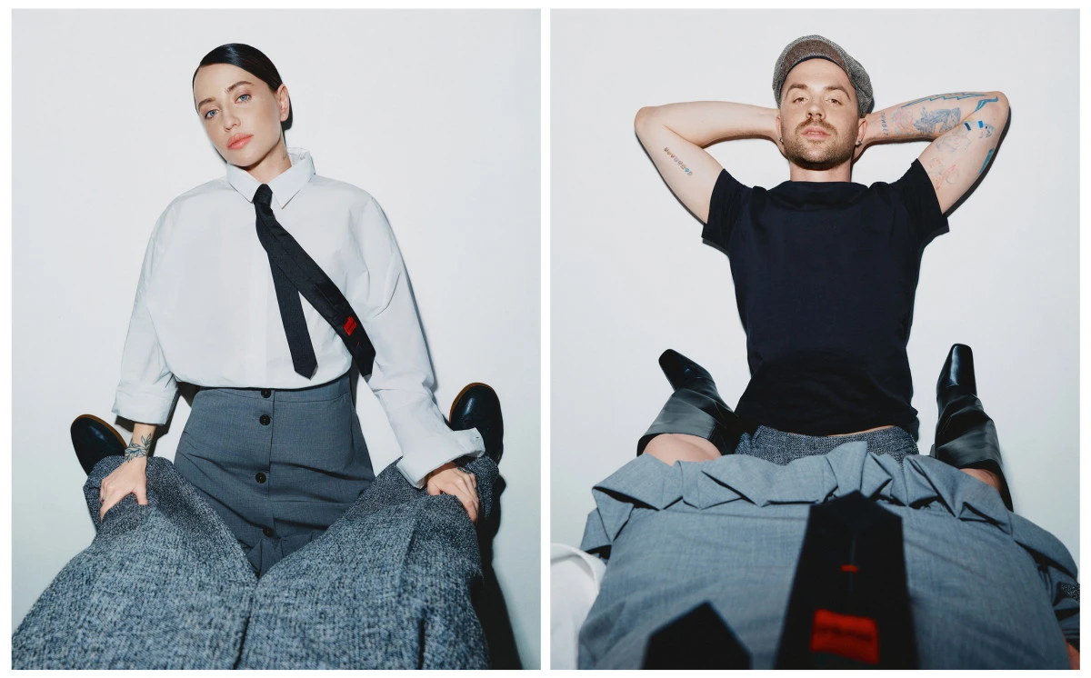 Надя Дорофєєва та Міша Кацурін для Elle