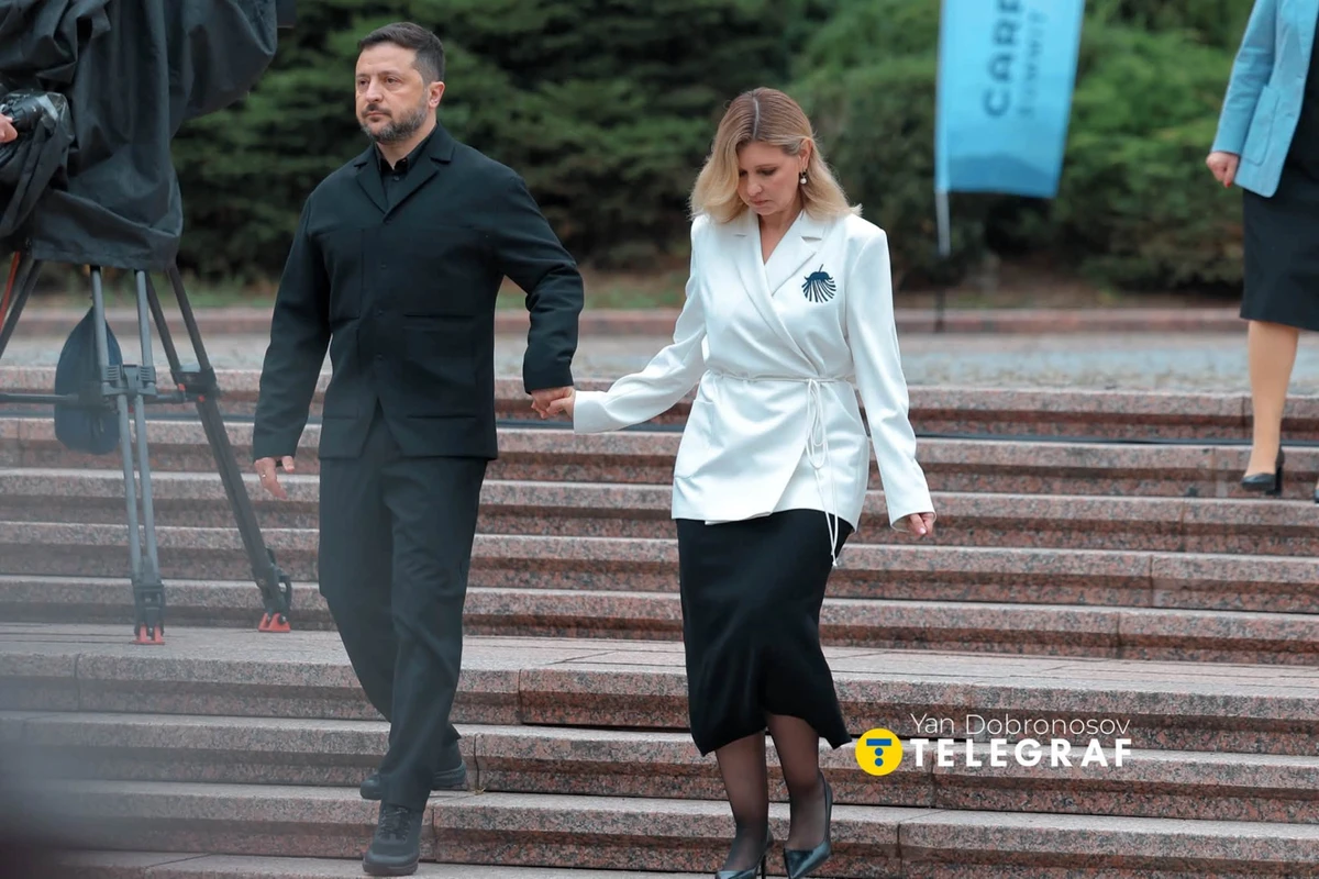 Зеленські тримаються за ручки