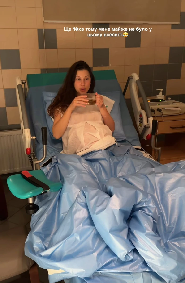 Анастасія Кожевнікова в пологовому