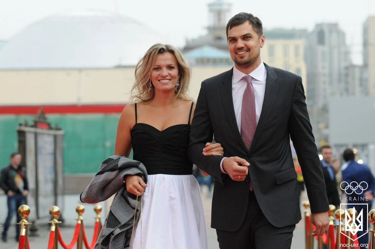 Євтушенко з дружиною-спортсменкою