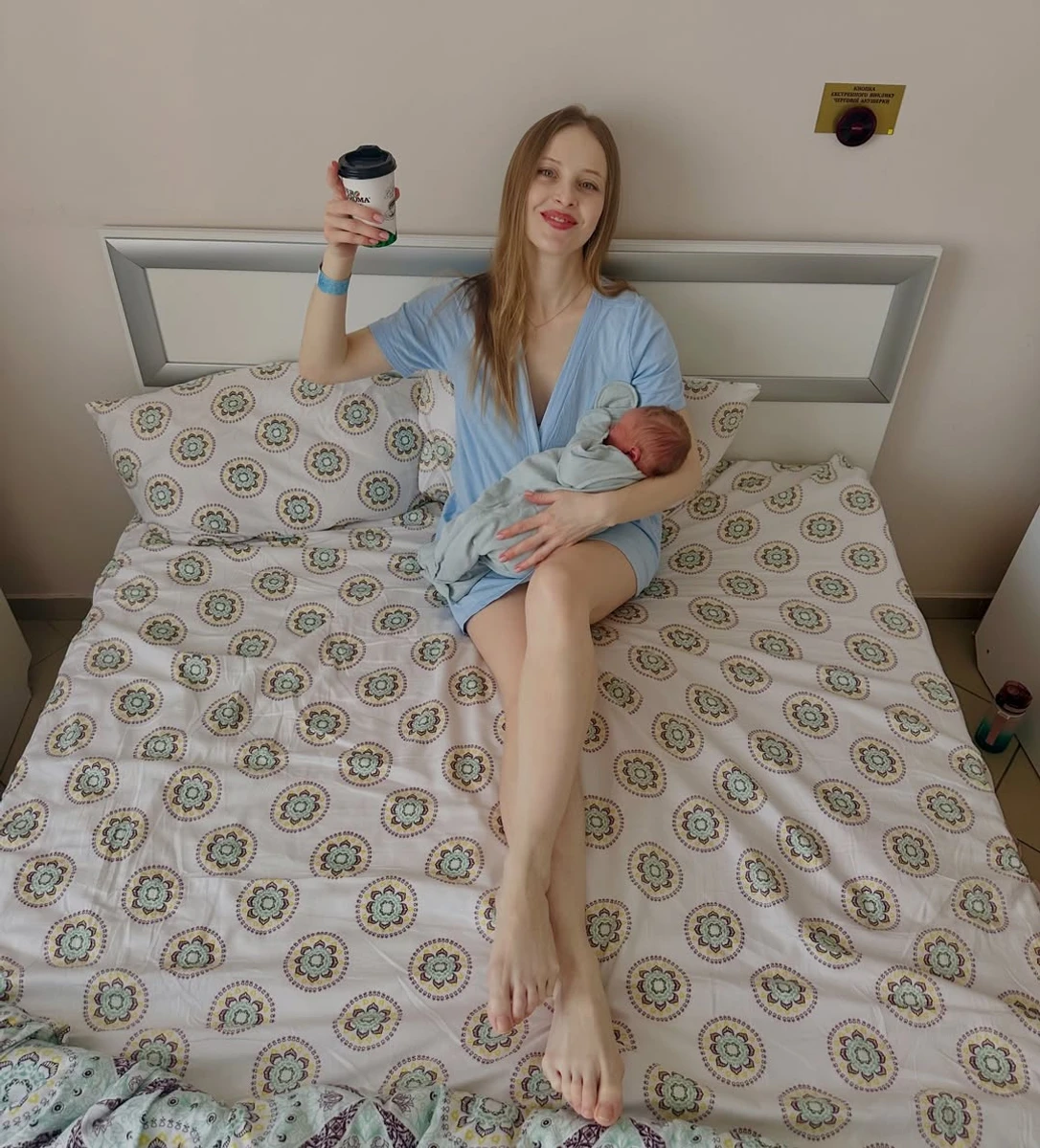 Сагайдачна народила сина