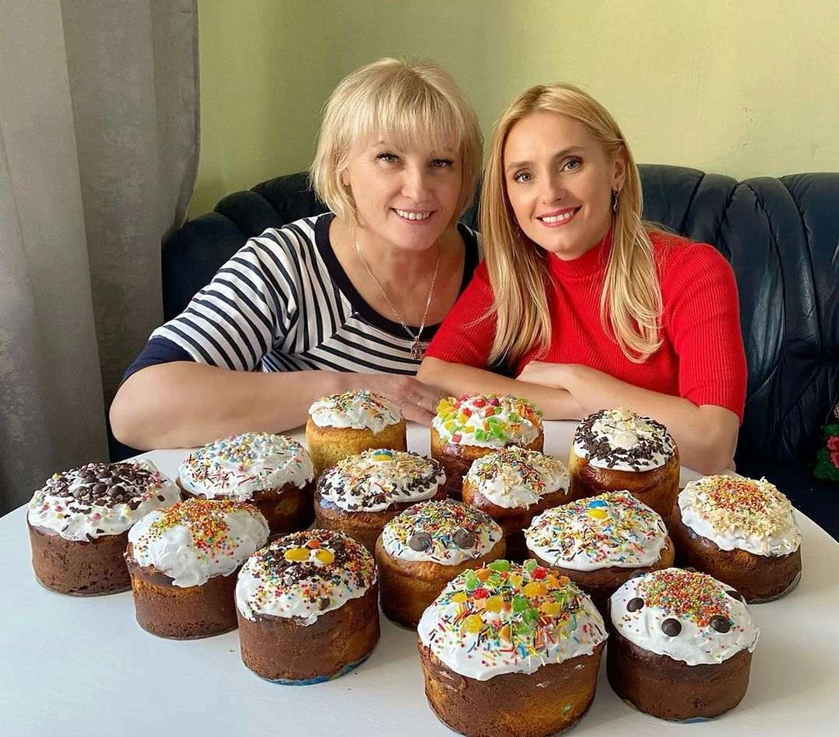 Ось такі паски були в Іри з мамою торік 