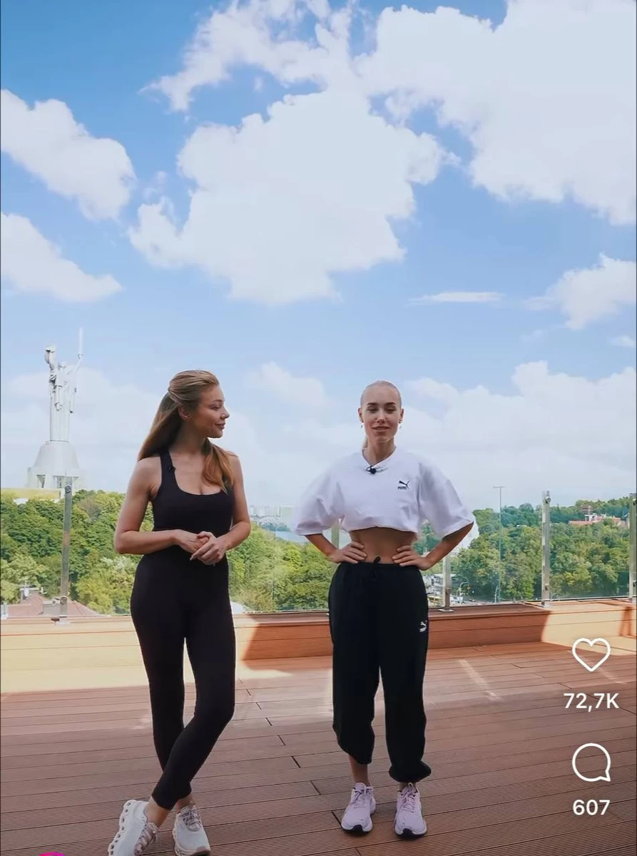 Кароль і Квіткова на тренуванні