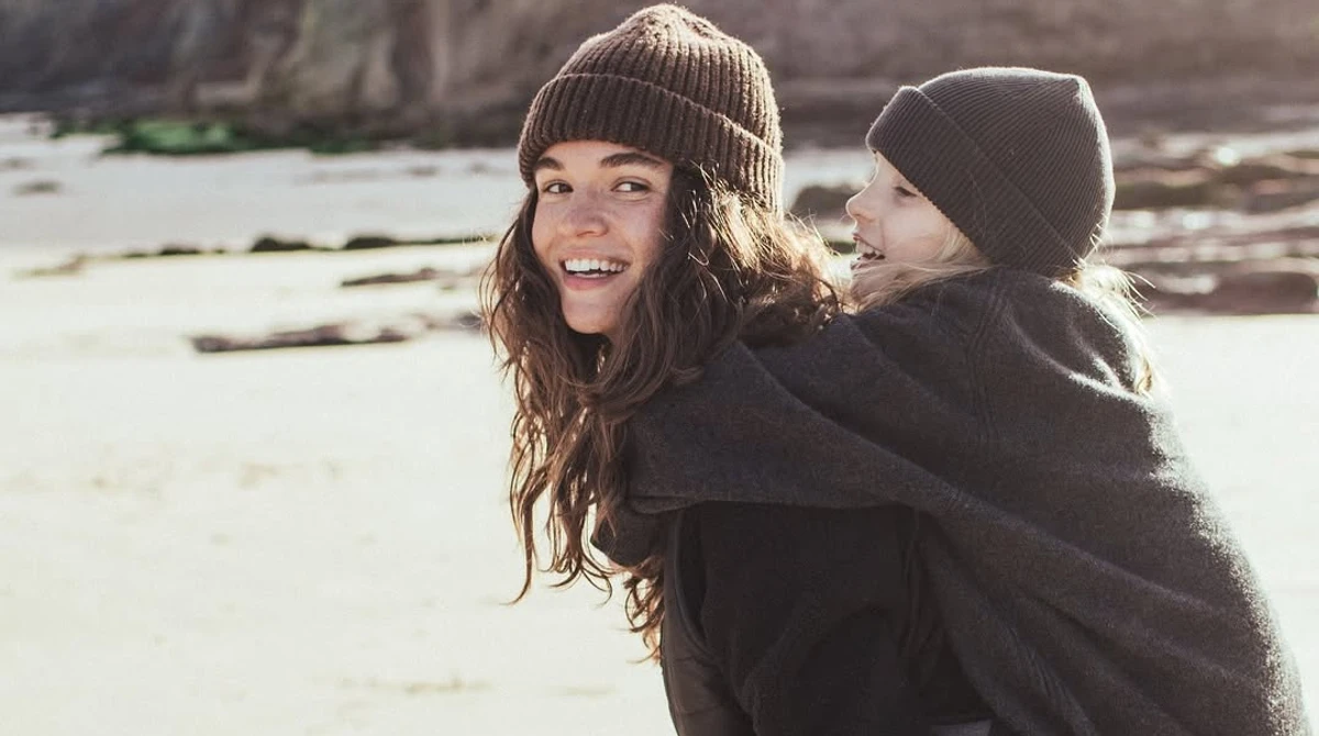 Даша Кацуріна зі своєю донечкою Сашою