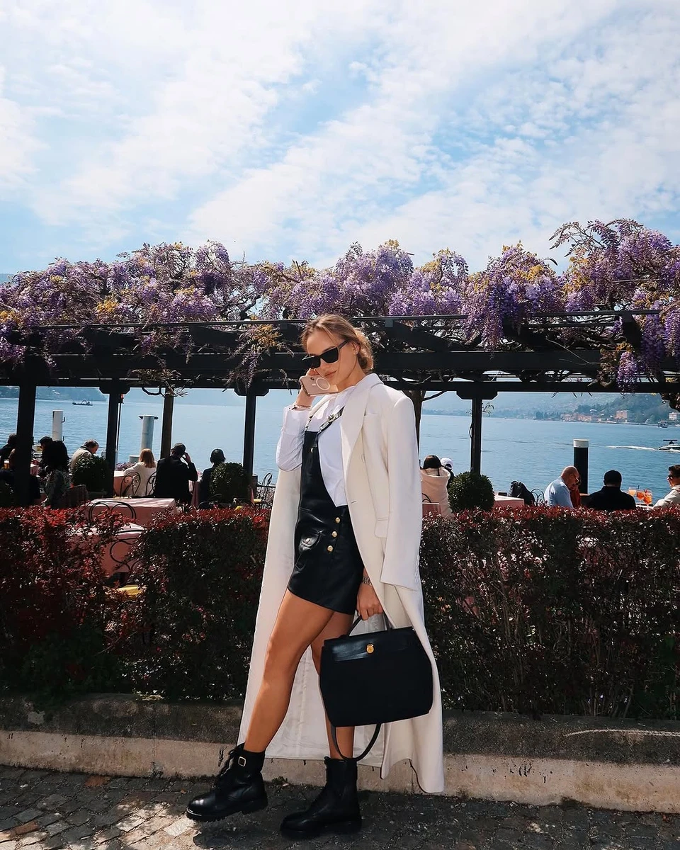 Дар'я Білодід попозувала у стильному луці в Італії