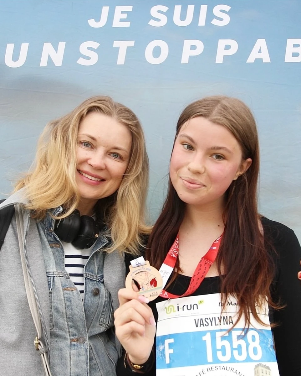 Лідія Таран зі своєю дочкою на фото