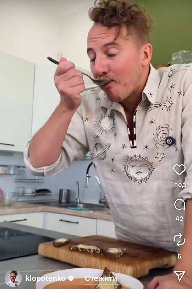 Євген Клопотенко показав, як готувати осінній суп