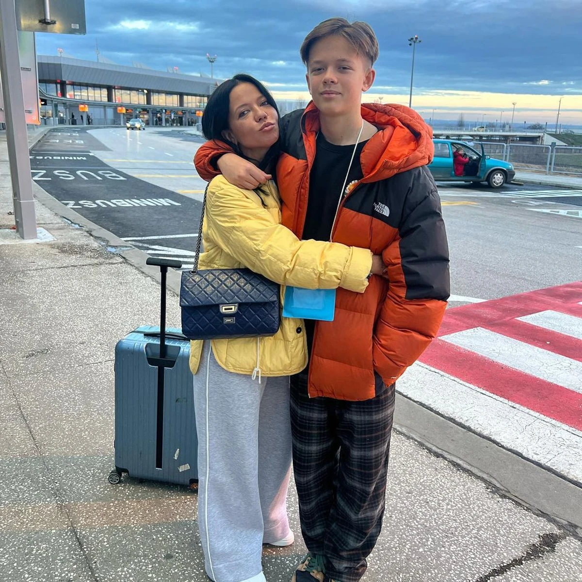 Андрій з мамою