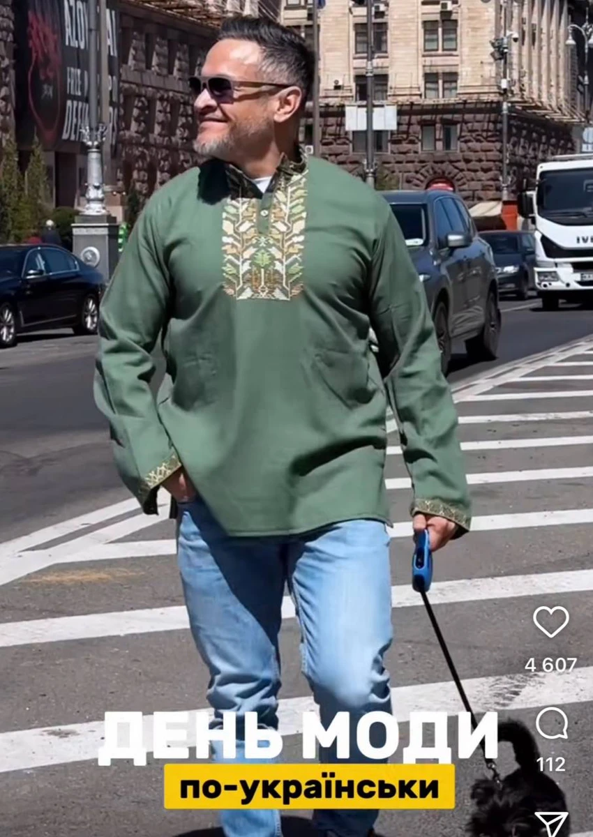 Зірковий шефкухар Ектор Хіменес-Браво у вишиванці