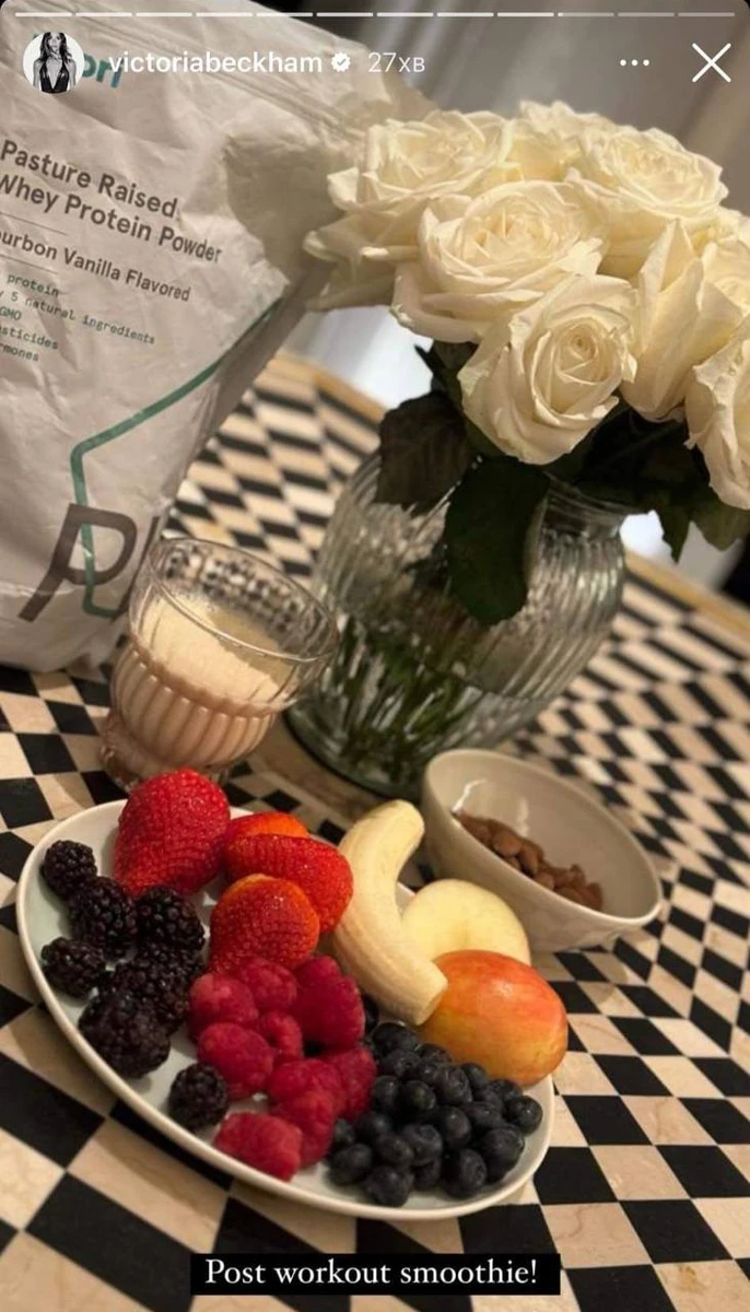 Смузі після тренування, - зазначила Вікі