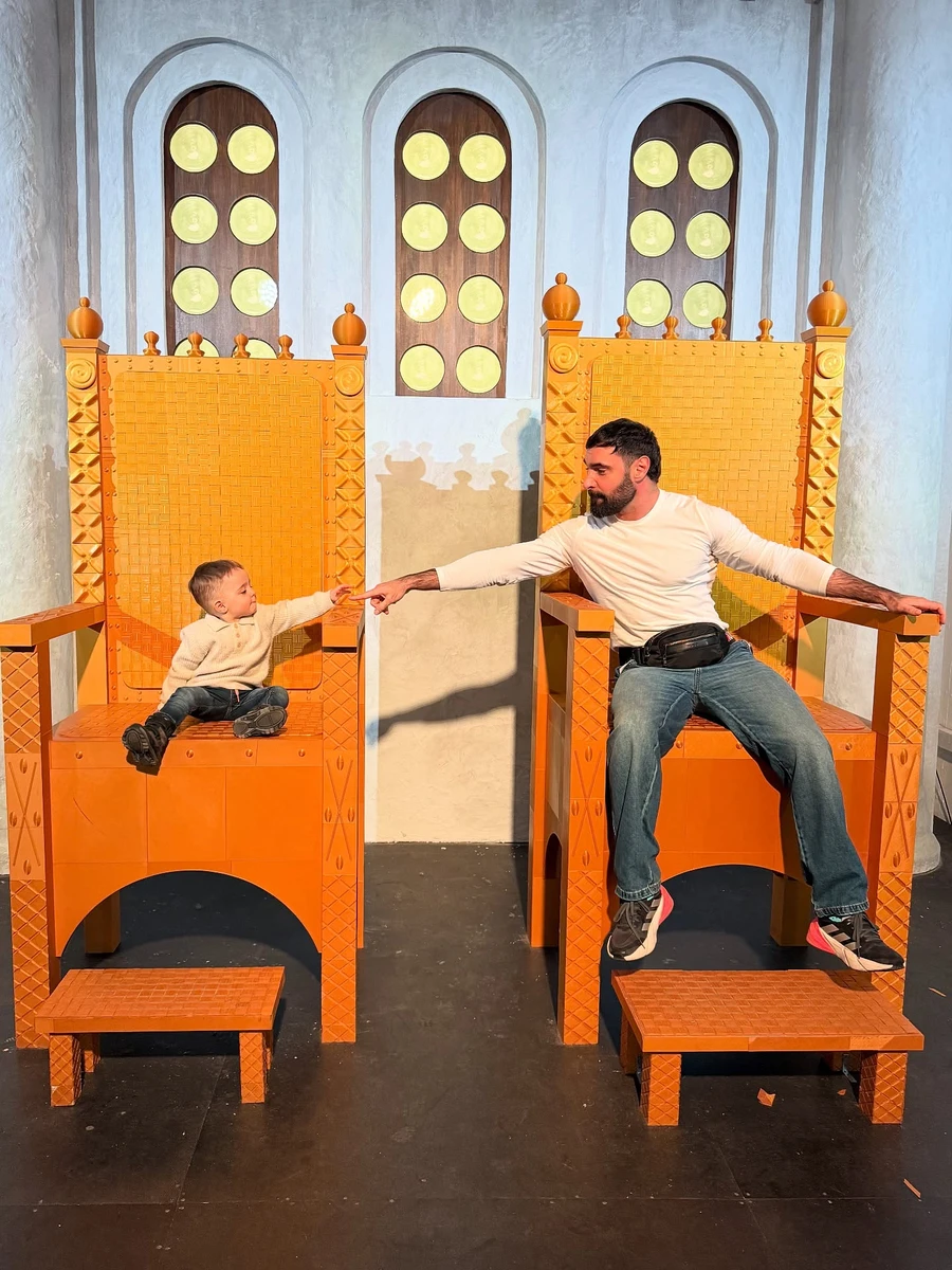 Козловський з сином Ооскаро