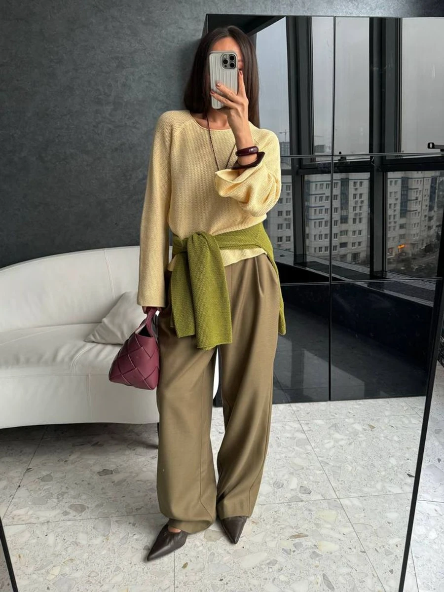 Як носити жовтий і зелений кольори разом