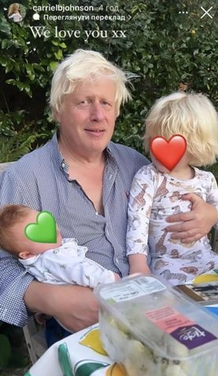 Борис Джонсон і його діти