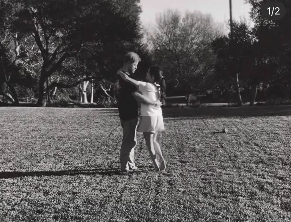 Меган Маркл зі своїм чоловіком на відео