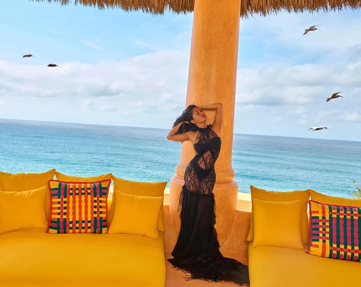 Сальма Хаєк на зйомці для відомого глянцю