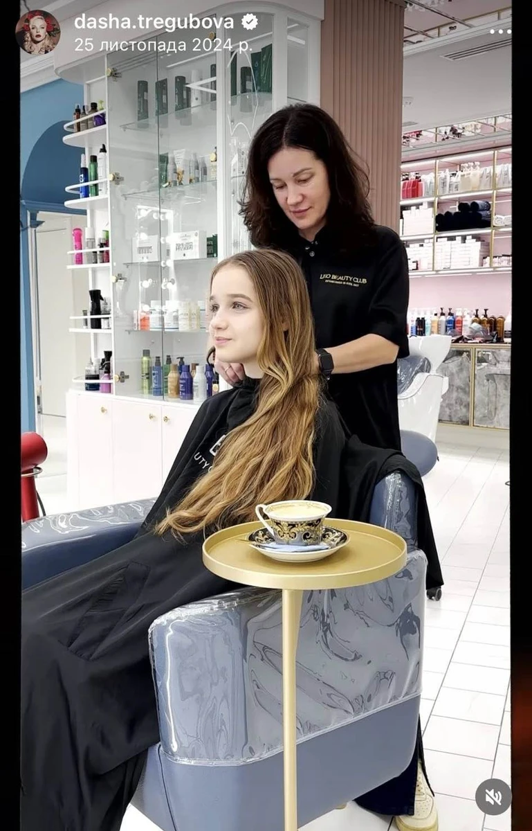 Даша Трегубова та її дочка