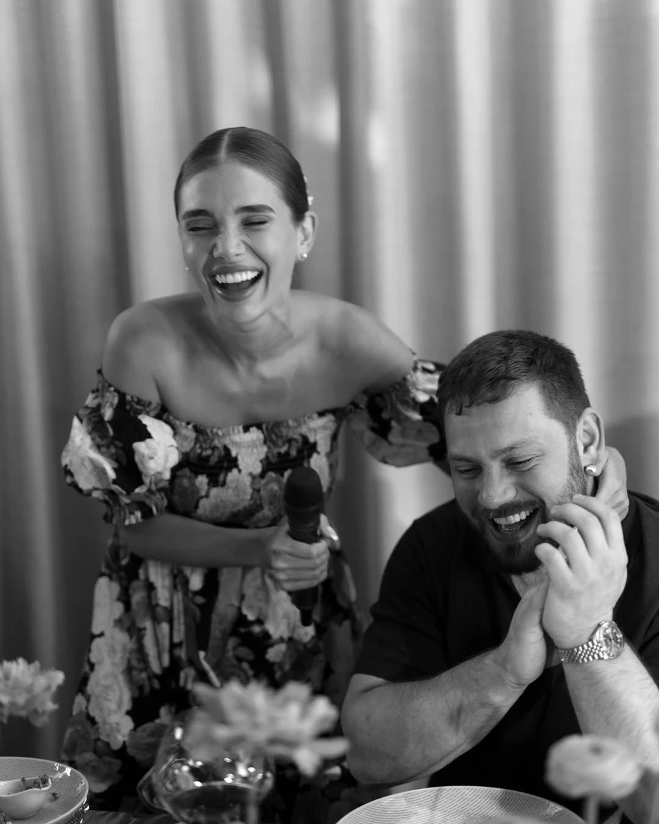 Саша Бо з чоловіком на святкуванні ювілею