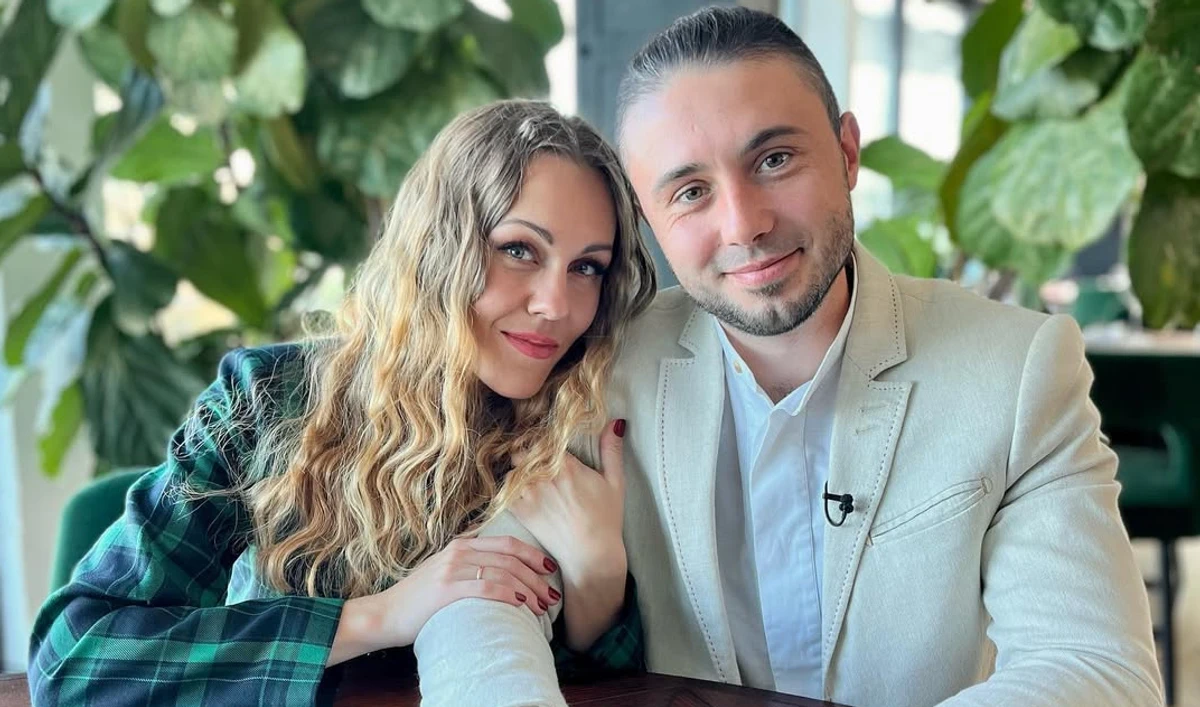 Олена Тополя зі своїм чоловіком Тарасом