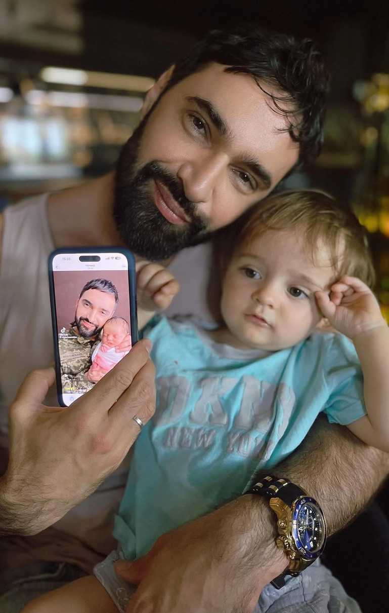 Віталій Козловський та його син Оскар