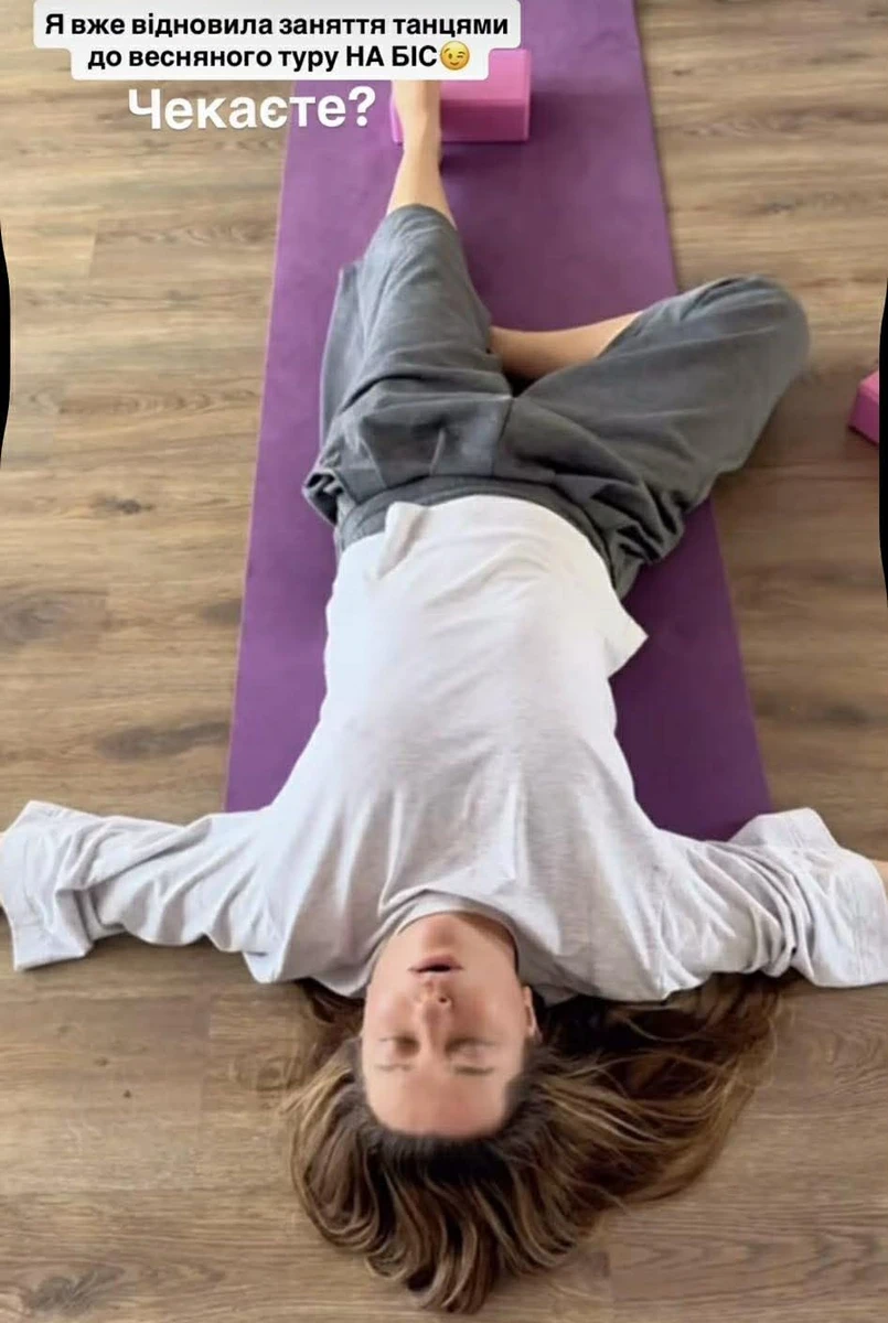 Наташа Могилевська після тренування