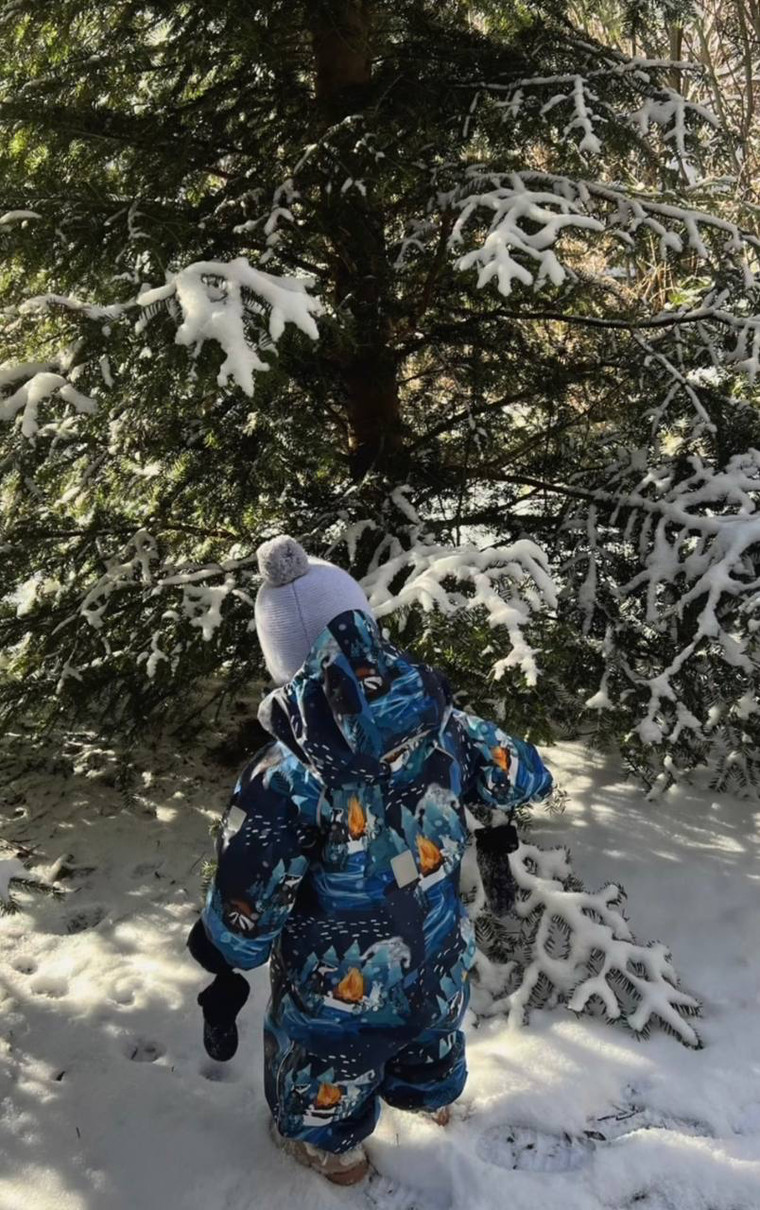 Онук Віктора Ющенка досліджує сніг