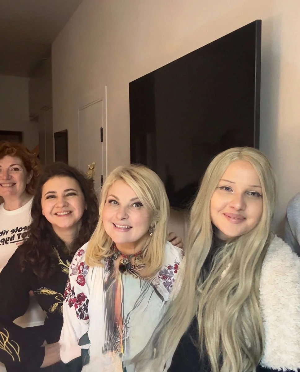 Марія Бурмака з дочкою