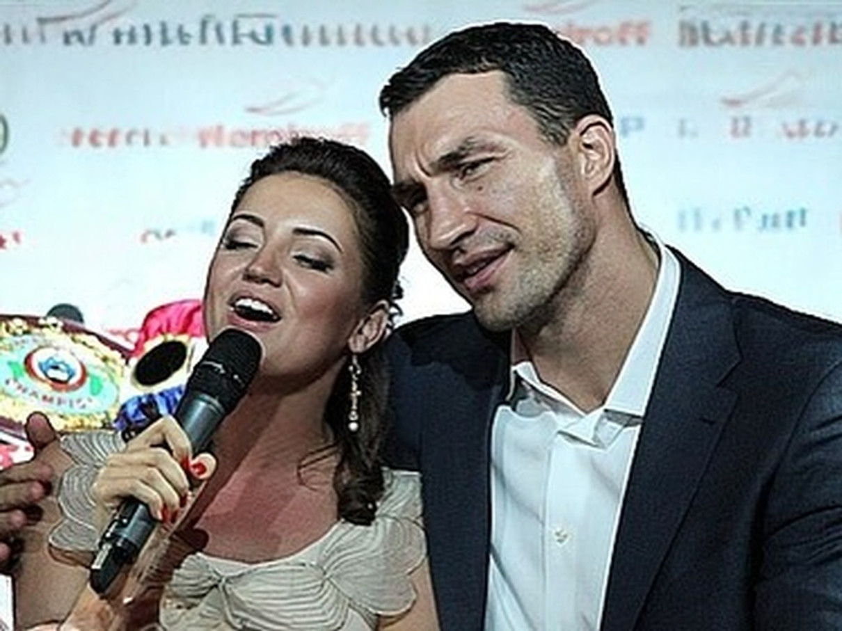 Оля Цибульська та Володимир Кличко