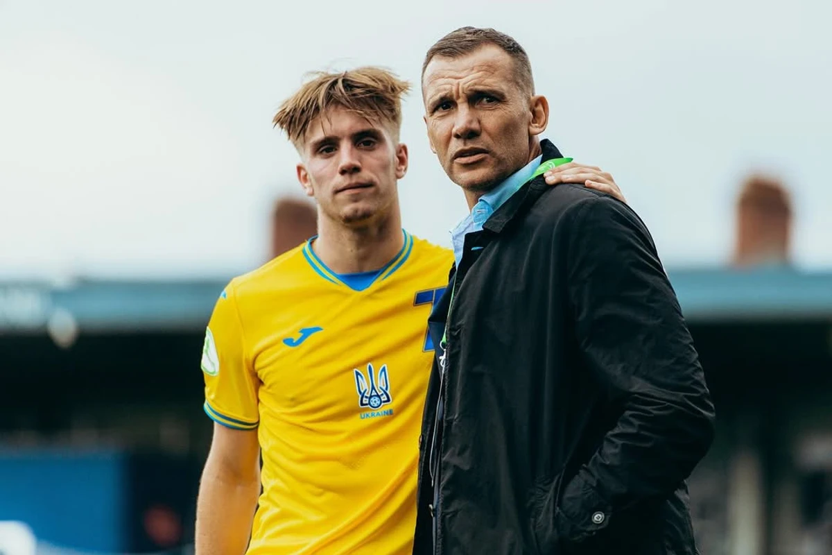 Андрій Шевченко зі своїм 18-річним сином