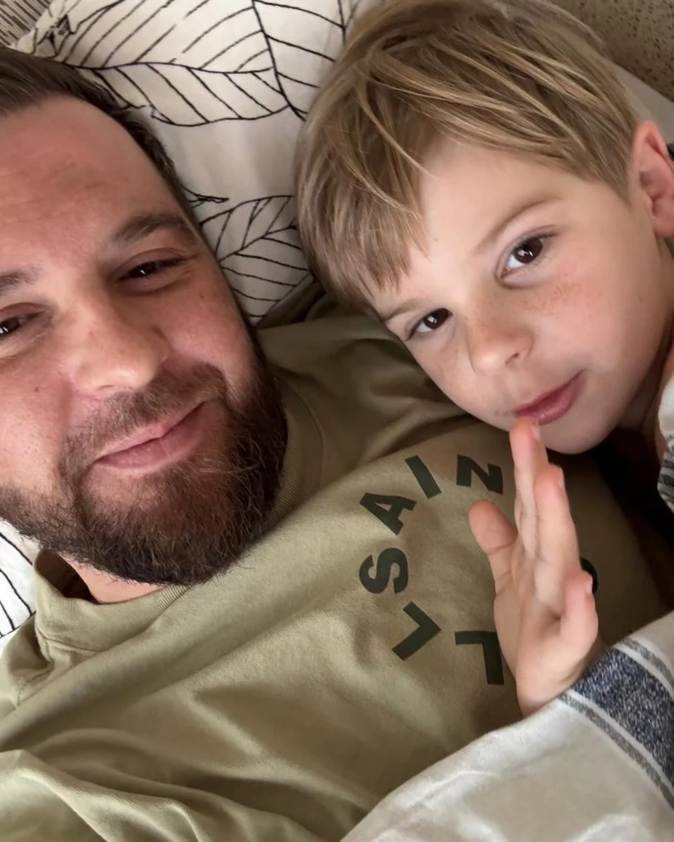 Сергій Танчинець привітав сина Лук'яна з днем народження