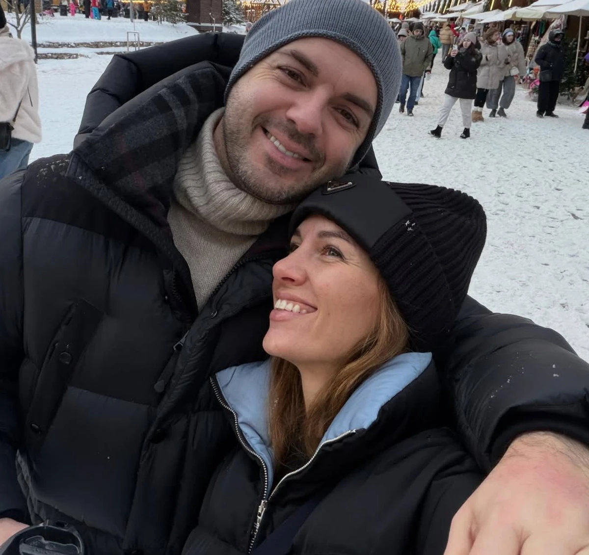 Григорій Решетнік з дружиною на селфі