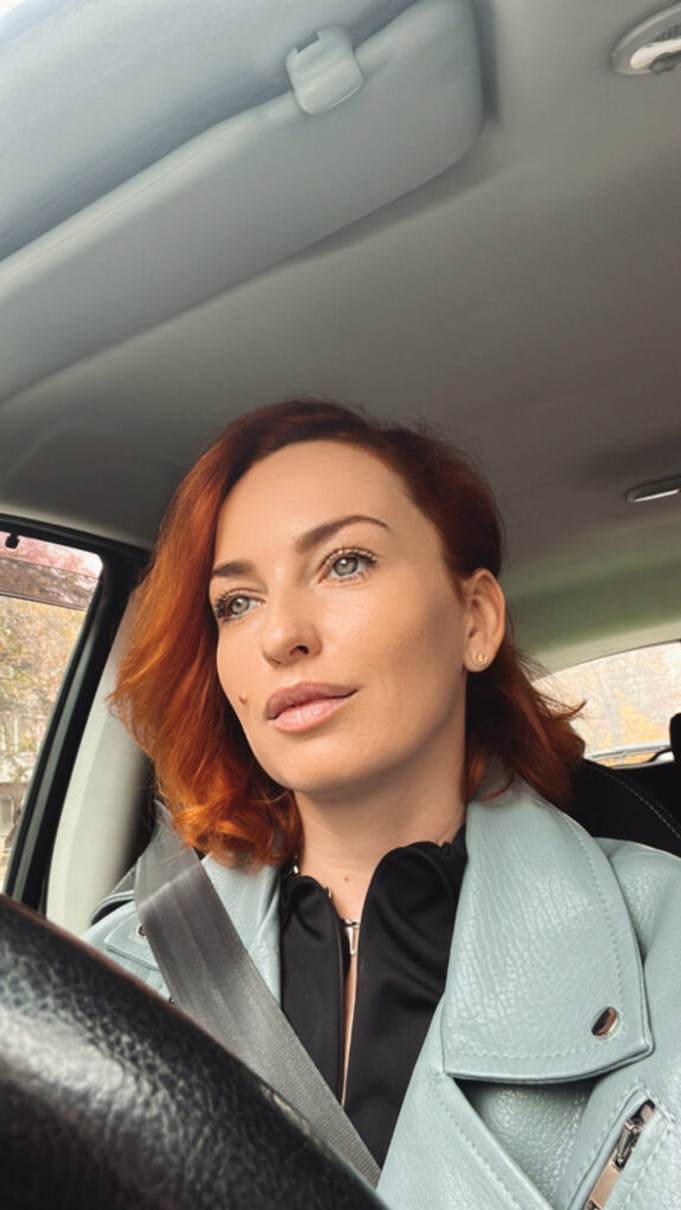 Вікторія Булітко за кермом