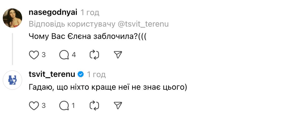 Олександр Терен відреагував на розставання з Оленою Мандзюк