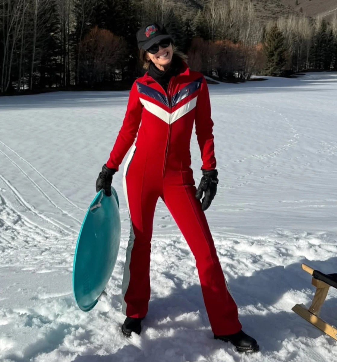 Кетрін Шварценеггер показалася на лижах у компанії родини