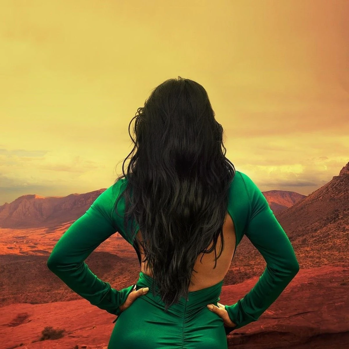 Лорен Санчес дивиться в майбутнє