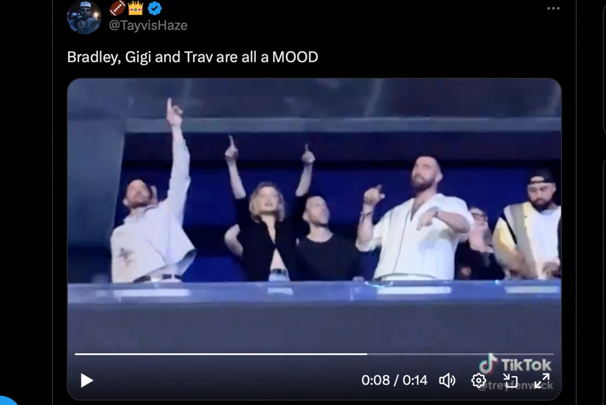 49-річний Купер і 29-річна Хадід відірвалися на концерті