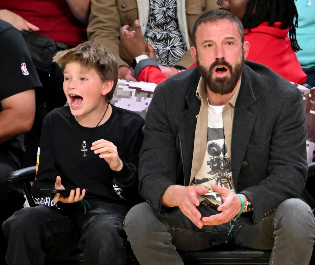 Бен Аффлек з сином Семюелем