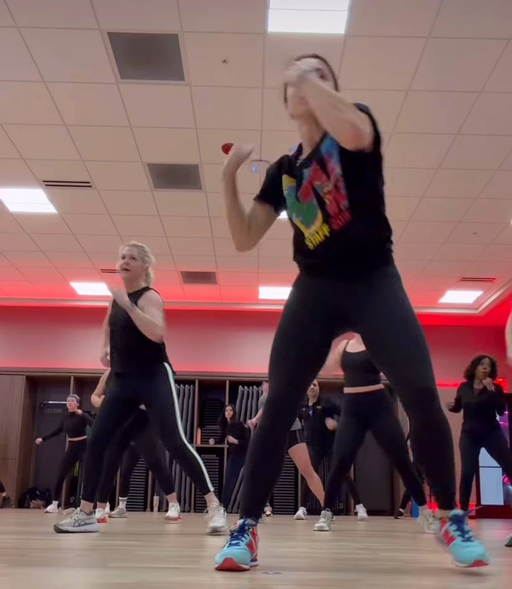 Лілія Подкопаєва показалася на занятті спортом