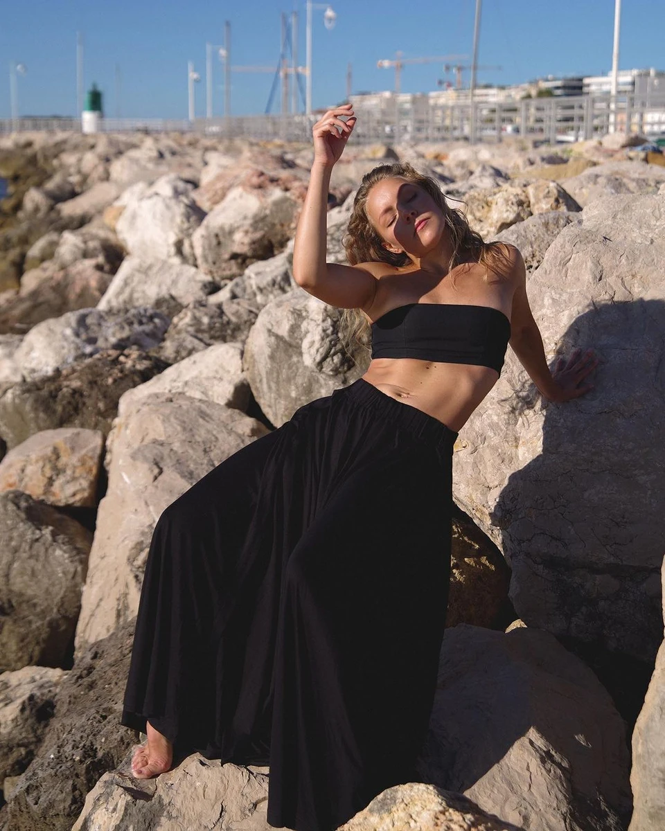 Танцівниця якось взяла участь у флешмобі у Відні на підтримку України