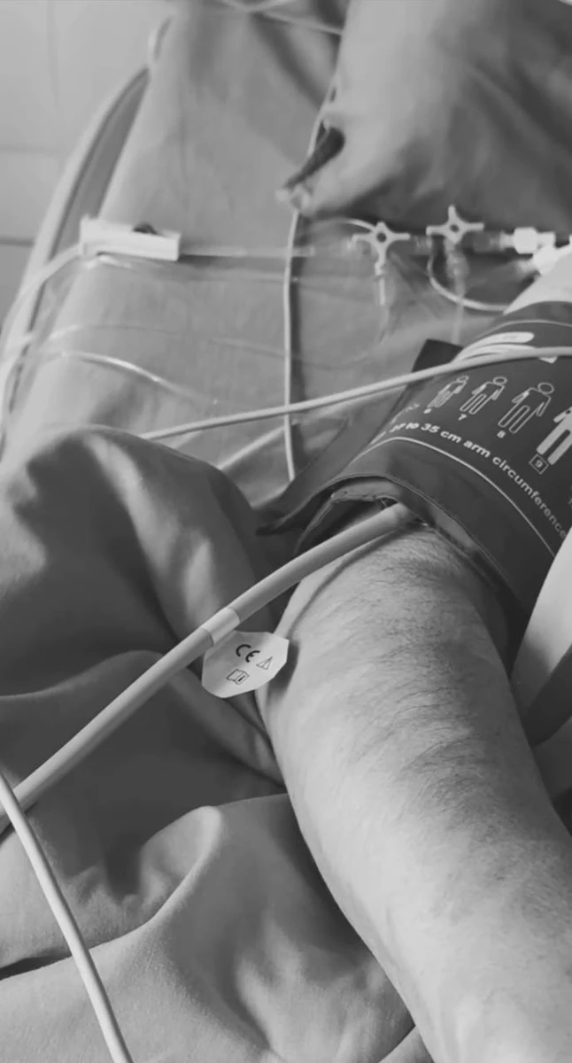 Катя показала кадри з лікарняної палати